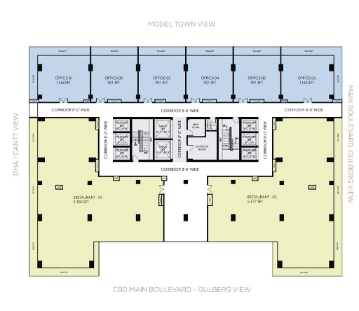 32nd Floor Plan